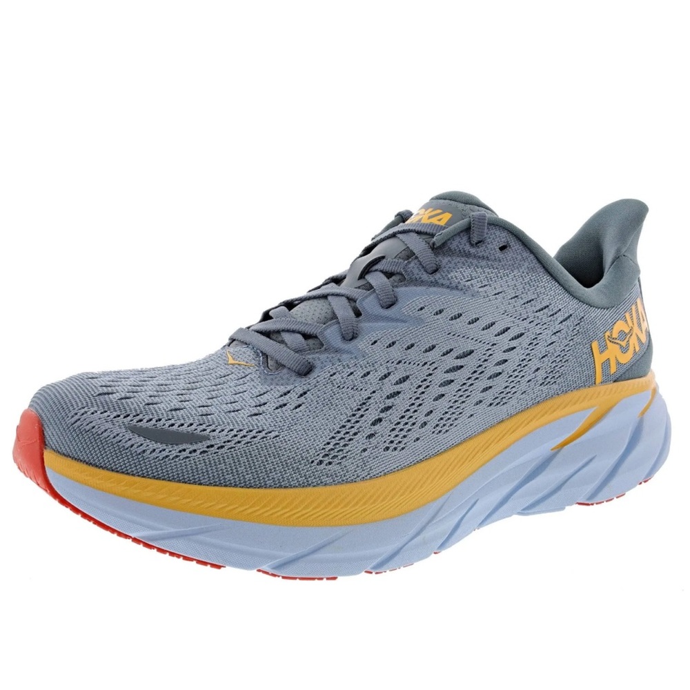Men’s HOKA Clifton 8 in goblin blue. Men’s size 10.5